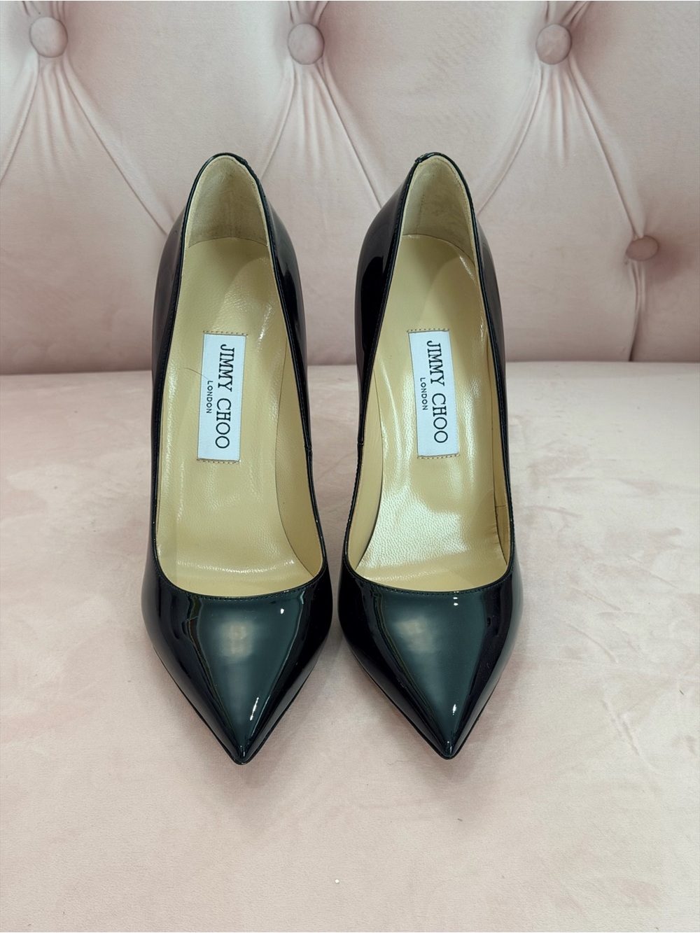 ✨ Jimmy Choo Black Patent Leather Pumps | Size 38 ✨